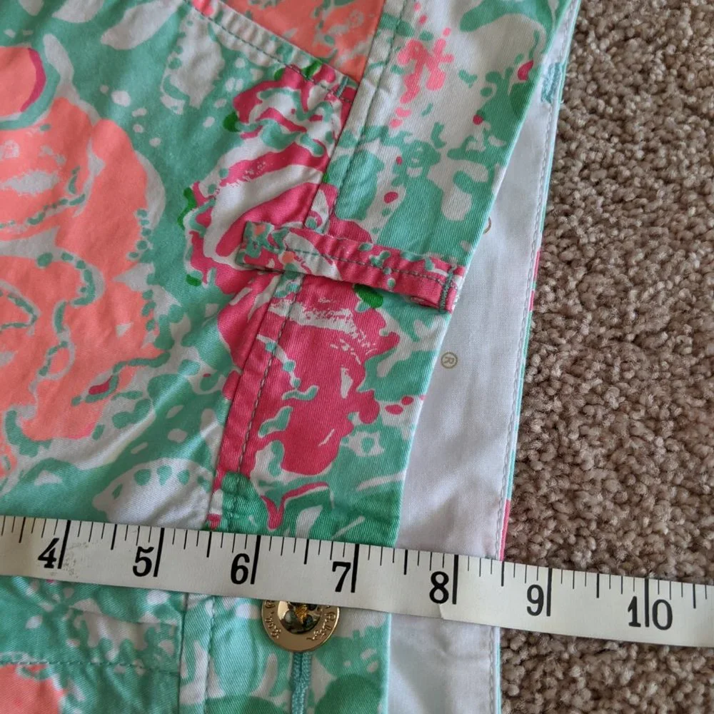 ⭐ Lilly Pulitzer Poolside Beach Print Callahan Shorts size 00